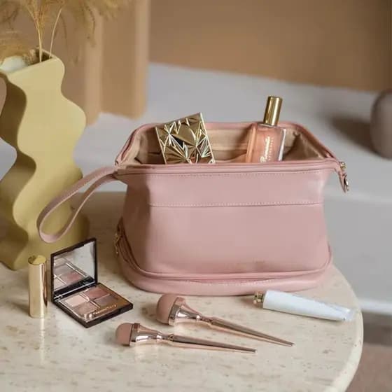 Necessaire Organizador De Maquiagem Cosmético Para Viagem Nut