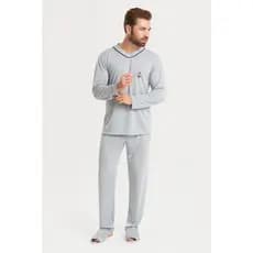 Pijama Longo Masculino Adulto de Inverno