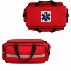 Bolsa Aph Emergências Vermelho Socorrista Resgate Home Care