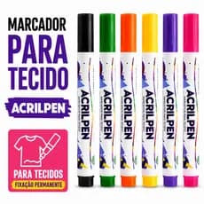 Caneta Marcador para Tecido ACRILPEN