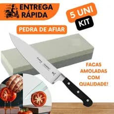 PEDRA DE AFIAR FACA DUPLA FACE 150MM 1PC MTX PARA CHEFS DE COZINHA E DE CASA CORTE PERFEITO