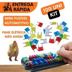 MINI FUSÍVEIS AUTOMOTIVOS AMPERAGENS 5A, 10A, 15A, 20A, 25A E 30A | FUSÍVEL CARRO MOTO PANE ELETRICA