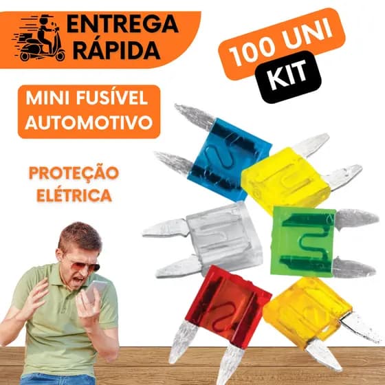 MINI FUSÍVEIS AUTOMOTIVOS USO IMEDIATO PROTEGE O CIRCUITO SEGURANÇA MINI FUSIVEIS CARRO MOTO