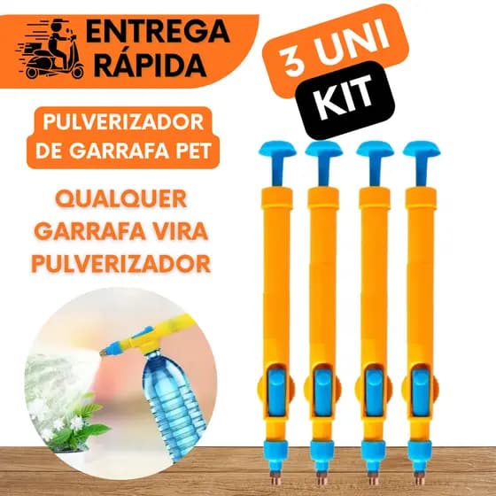 PULVETIZADOR AGUA LIMPEZA COZINHA GARRAFA PET BICO SPRAY MANUAL BORRIFADOR PARA HORTA PLANTA