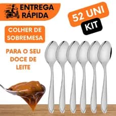 COLHERES DE SOBREMESA PARA BOLOS MOUSSE TORTA PUDIM PARA RESTAURANTES CAFETERIAS BUFFET