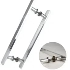 Puxador barra chata 100 Cm Para Porta de Madeira ou Vidro