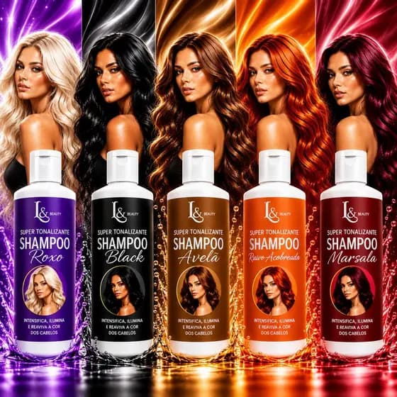 Shampoo Tonalizante L&beauty - 300ML