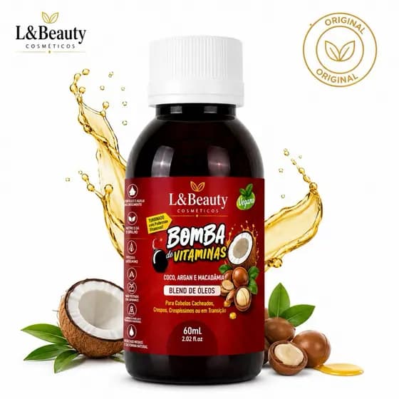 Óleo Capilar Bomba De Vitaminas 60ml - L&beauty