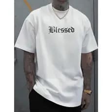 Camisa  Unissex Masculina Blassed Estampa Premium Blusa 100% Algodão