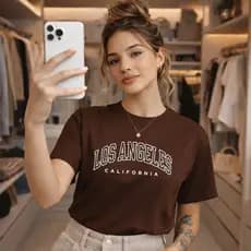 Blusa Feminina Camiseta Verão Blogueira Tendência Moda 2026 Lançamento Style