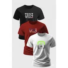 Kit 3 Camisetas Country Masculinas Texas Rodeio, roupa country e camiseta estilo sertanejo masculina 100% Algodão Confor