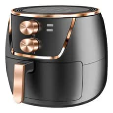 Air Fryer 6,5L 1500W Fritadeira Elétrica Sem Óleo Preta Alta Capacidade