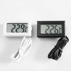 Termômetro digital LCD à prova d'água, ferramenta de medição de temperatura para aquário e geladeira (sem bateria)