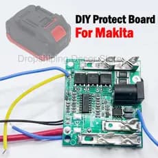 5S 3MOS 18V 21V Placa de proteção de carga de bateria para Makita Li-battery com proteção de temperatura