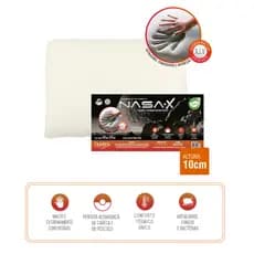 Travesseiro Nasa X Baixo Duoflex 10cm Macio Extremamente Confortável Antiácaros Antialérgico