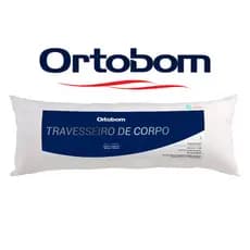 Kit 2 Travesseiros de Corpo Ortobom Giant Pillow Combo Econômico Confortável para Gestantes