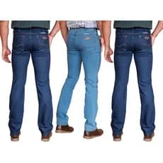 Kit 3 Calças Jeans Masculinas Estilo Country Ref: 334