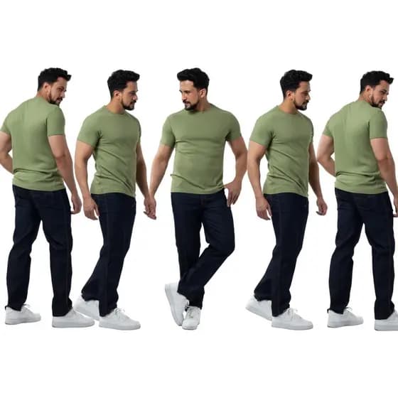Kit 5 Calças Jeans Masculina Resistente Trabalho Lycra Ref: 917