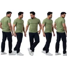 Kit 5 Calças Jeans Masculina Resistente Trabalho Lycra Ref: 917