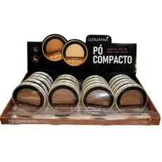 1 Unidade de Pó Compacto Facial Matte Ultra Fino Ludurana 8g B00100
