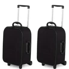Kit 2 Malas de Bordo Pequenas 10kg com Rodinhas para Viagem Avião FL Bags®