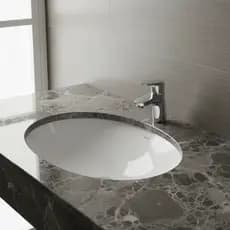 Cuba Cerâmica De Embutir Oval Docol - 450x360x165mm