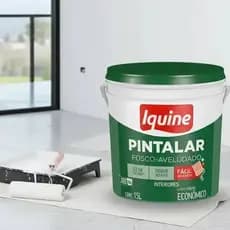 Tinta Pintalar Sem Cheiro Tinta Acrílica Econômica Tinta Pintalar Iquine Fosco Aveludado Cores 15L