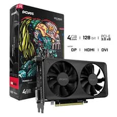 Placa de Vídeo Gpu Rx 550 4gb Gddr5 128 Bits Dual-Fan Projeto Edge Pvex5504gbdf