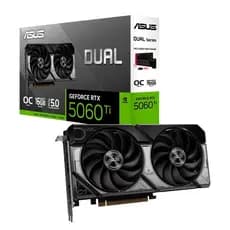 Placa de Vídeo Gpu Asus Nvidia RTX 5060 Ti  2x 16gb 128 Bits