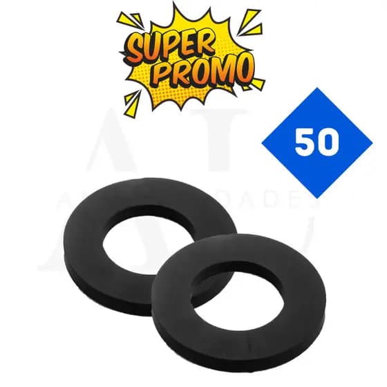 Kit 50 Anel De Vedação  Borracha Para Torneiras Conexão 3/4