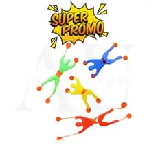 Kit 40un Boneco Gruda e Desce para Crianças Ninja Color