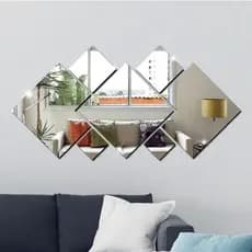 Espelho Decorativo Acrílico 110x55cm 7 peças 1013 Promoção