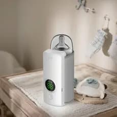 Aquecedor De Garrafa e Mamadeira Portátil Recarregável Sem Fio Digital Aquecer Leite para Baby