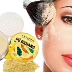 Pó Banana Fixador Translucido Finalizador Fenzza Make up MAQUIAGEM BARATA 15g