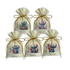 Saquinhos Stitch Doces Lembrancinhas Personalizados 20 Unidades