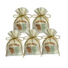 20 Saquinhos Lembrancinhas Personalizados Capivara Filo Aniversario