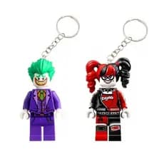 Compatível Com Os Blocos De Construção Do Lego DC Justice League Super English Joker Minifigure Pendant Keychain