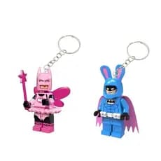 Chaveiro Compatível Com Lego Batman Série Escolar Bolsa Pingente Casal Combinando Bloco De Construção Brinquedo Pequeno Presente