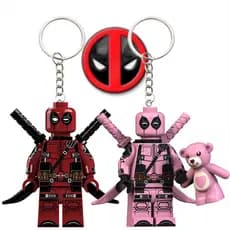 Compatível Com A LEGO Assistente Mortal Jimu Renzi Chaveiro Casal Pingente Presente Para Amigas Femininas