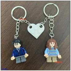 Novo Modelo Adorável Casal Chaveiros Harry E Hermione Mochila Pendurado Presente