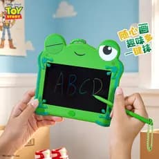[Writable] Pingente de prancheta LCD de sapo de história de brinquedo genuíno, quadro de escrita de Mini sapo,