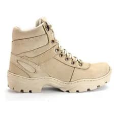 Bota Cotuno Militar Cano Curto Couro Legitimo Adventure