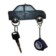 Porta-Chaves Em Madeira Carro Carrinho Artesanato Em Madeira Maciça Organização Suporte 2 Arrebites