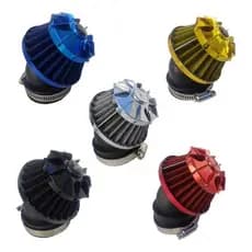 Filtro Ar Esportivo Moto 45° Graus 36,3mm Á 49mm + Adaptador