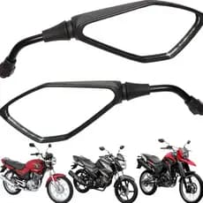 Par Retrovisor Z400 Rosca Yamaha Ybr 125 Fazer 150 Factor 150 Fazer 150 250 Lander 250 Mini