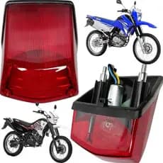 Lanterna Vermelha Traseira Yamaha Xtz 125 K 2003 a 2014 Xtz 250 Lander 2007 a 2018 Tenere