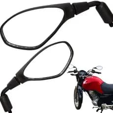 Retrovisor Bmw F800 Rebaixado 90 Graus Haste Curta Fixo Titan 150 160 Twister 250 Bros 150 160 Xre