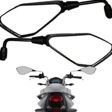 Par Retrovisor Kawasaki Z400 Haste Longa 90 Graus Rosca Honda Cg Fan Titan 150 160 Cb Twister Xre