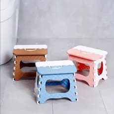 Banquinho Infantil Colorido Banqueta Banco Criança Quarto Plástico Reforçado Sortido