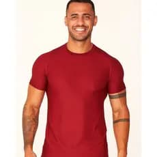 Camiseta Masculina Lisa - Casual Treino Academia Esportes Exercícios Corrida